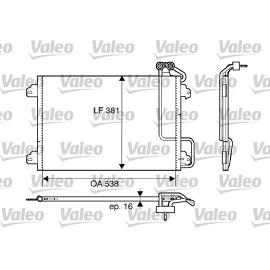 817509 - Condenser, air conditioning 