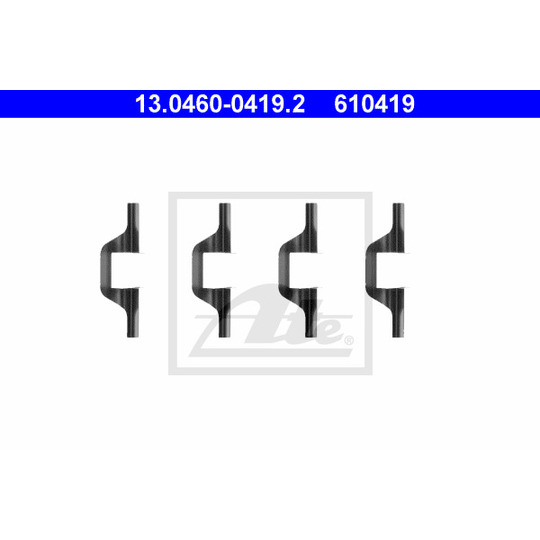 13.0460-0419.2 - Accessory Kit, disc brake pad 