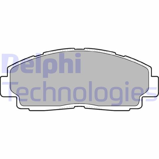 LP1432 - Brake Pad Set, disc brake 