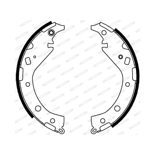 FSB650 - Brake Shoe Set 