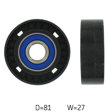 VKM 32154 - Deflection/Guide Pulley, v-ribbed belt 