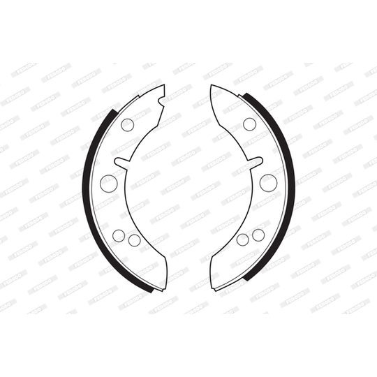 FSB368 - Brake Shoe Set 