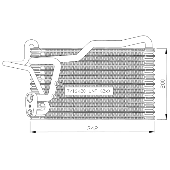 36035 - Evaporator, air conditioning 