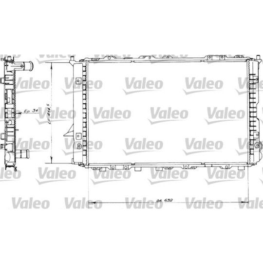 730363 - Radiator, engine cooling 