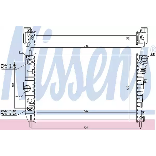 66700 - Radiator, engine cooling 