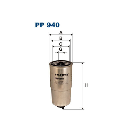 PP 940 - Fuel filter 