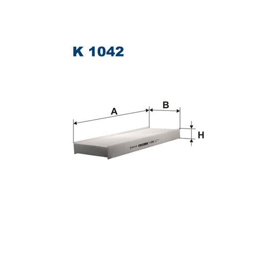 K 1042 - Suodatin, sisäilma 