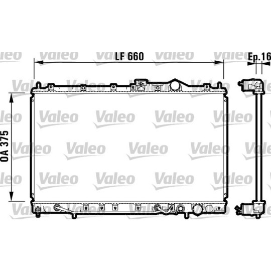 731648 - Radiator, engine cooling 