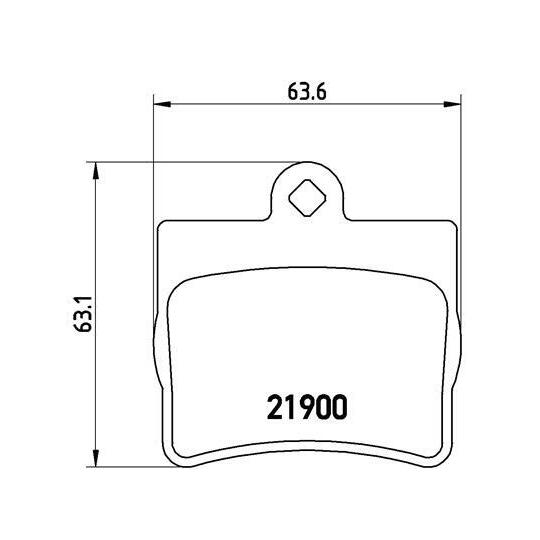 P 50 024 - Brake Pad Set, disc brake 