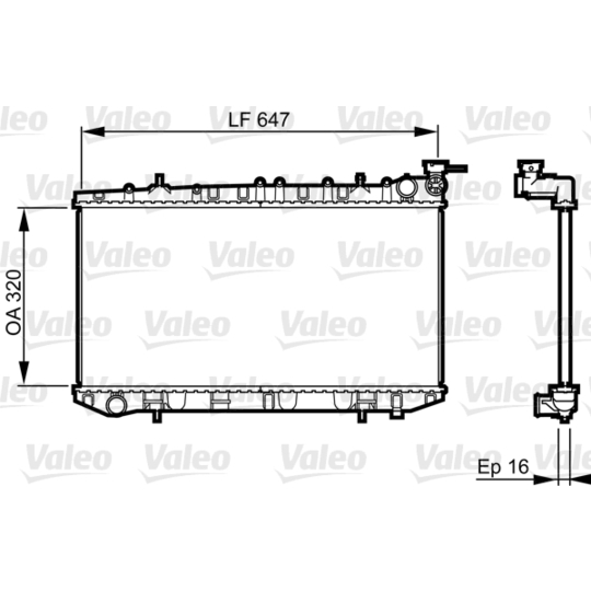 731664 - Radiaator, mootorijahutus 