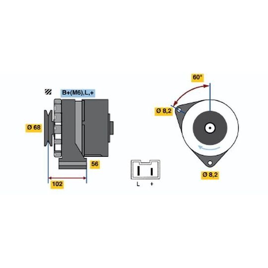 0 986 037 781 - Generator 