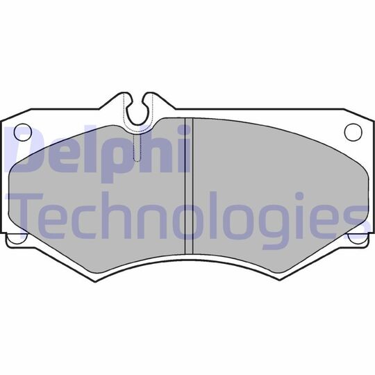 LP468 - Brake Pad Set, disc brake 