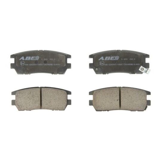 C25005ABE - Brake Pad Set, disc brake 