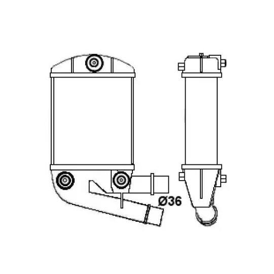 30167 - Intercooler, charger 