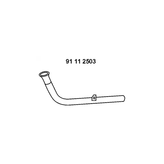 91 11 2503 - Exhaust pipe 
