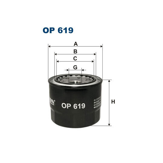 OP 619 - Oil filter 