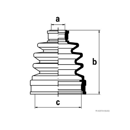 J2888002 - Bellow Set, drive shaft 