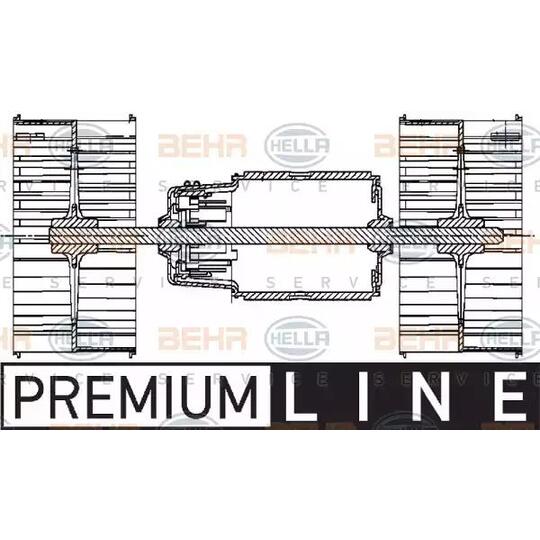 8EW 351 024-481 - Interior Blower 