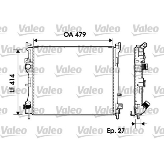 732960 - Radiator, engine cooling 