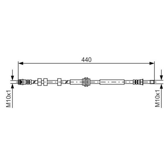 1 987 481 430 - Brake Hose 