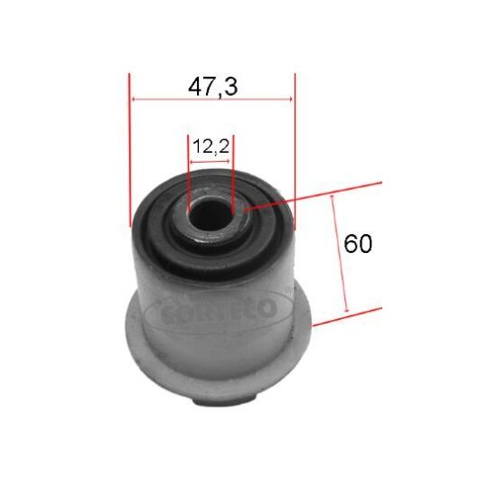 21652928 - Control Arm-/Trailing Arm Bush 