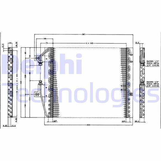 TSP0225163 - Condenser, air conditioning 