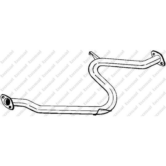 884-455 - Exhaust pipe 