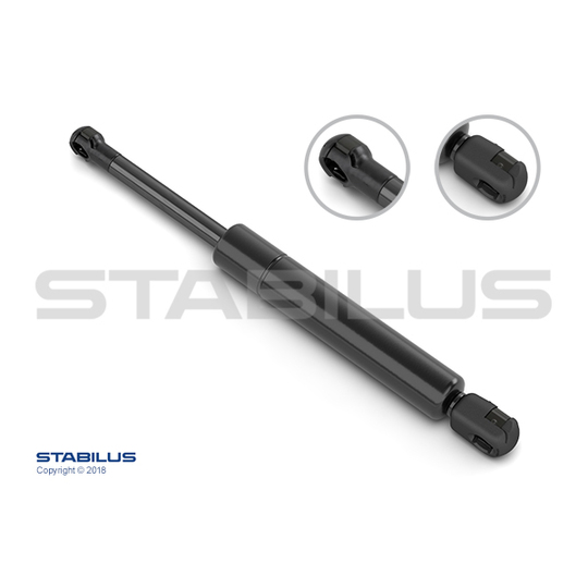 0728PB - Gas Spring, convertible top 