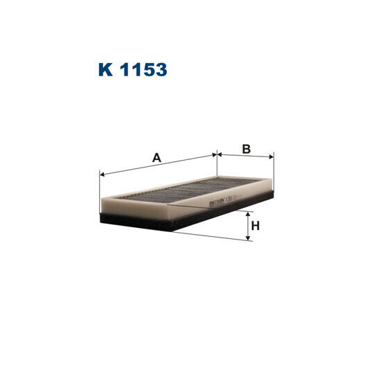 K 1153 - Filter, interior air 