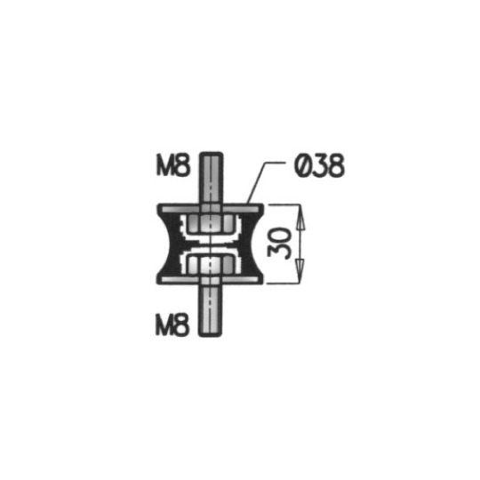 21822 - Holder, exhaust system 