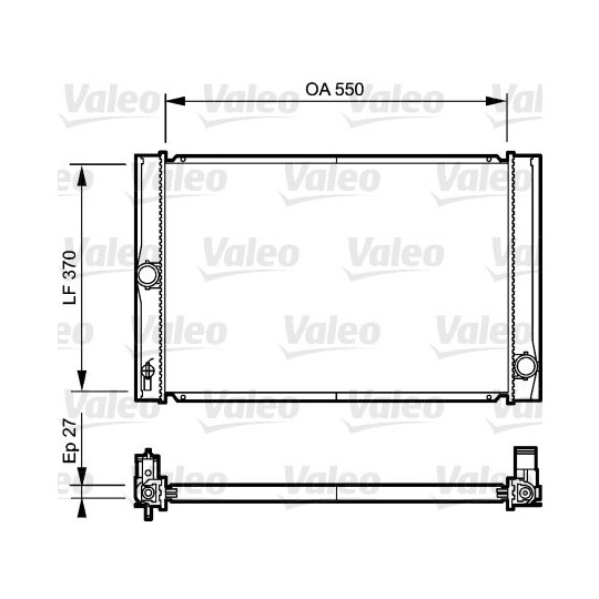 735213 - Radiaator, mootorijahutus 