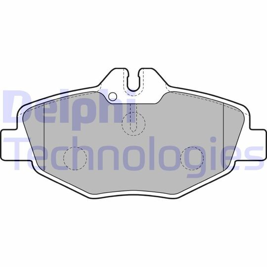 LP1791 - Brake Pad Set, disc brake 