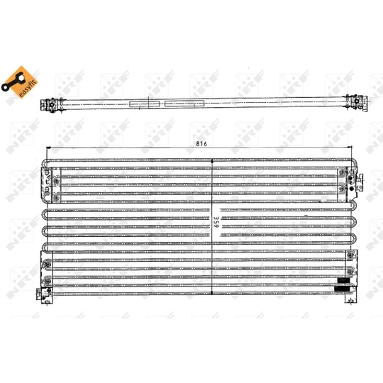 35154 - Kondensor, klimatanläggning 