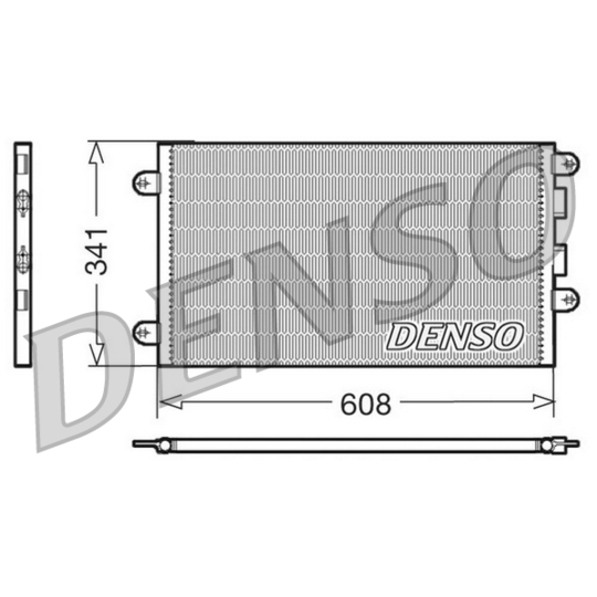 DCN01012 - Condenser, air conditioning 