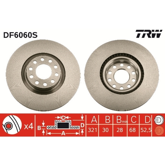 DF6060S - Brake Disc 