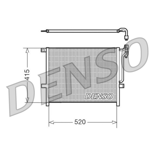 DCN05010 - Condenser, air conditioning 