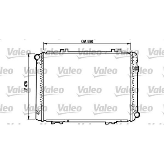 732090 - Radiator, engine cooling 