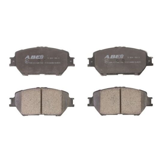 C12104ABE - Brake Pad Set, disc brake 