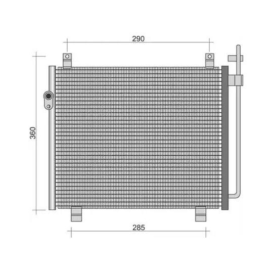 350203246000 - Condenser, air conditioning 