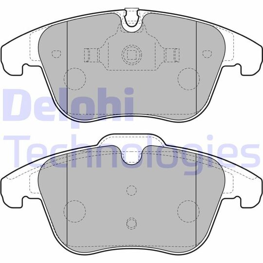 LP2165 - Brake Pad Set, disc brake 