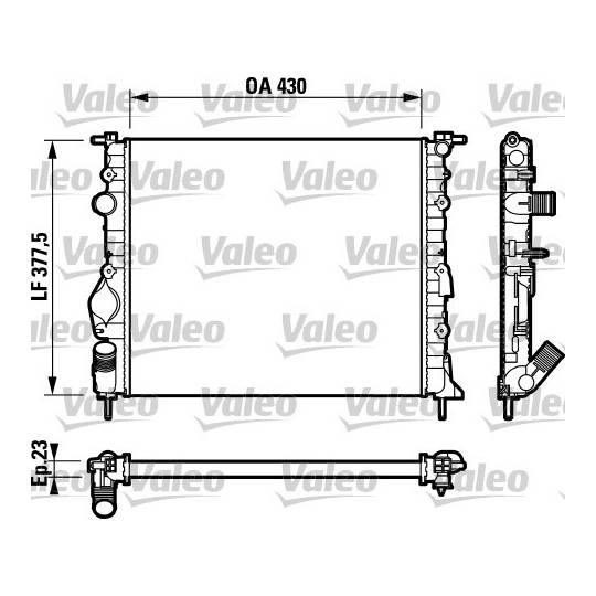 732765 - Kylare, motorkylning 