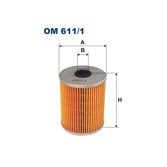 OM 611/1 - Filter, tööhüdraulika 
