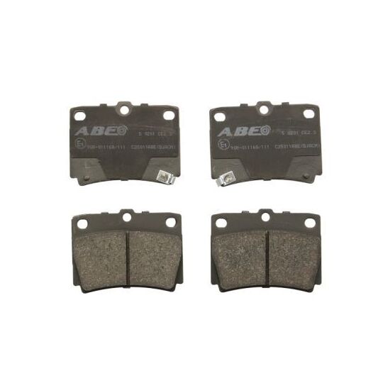 C25011ABE - Brake Pad Set, disc brake 