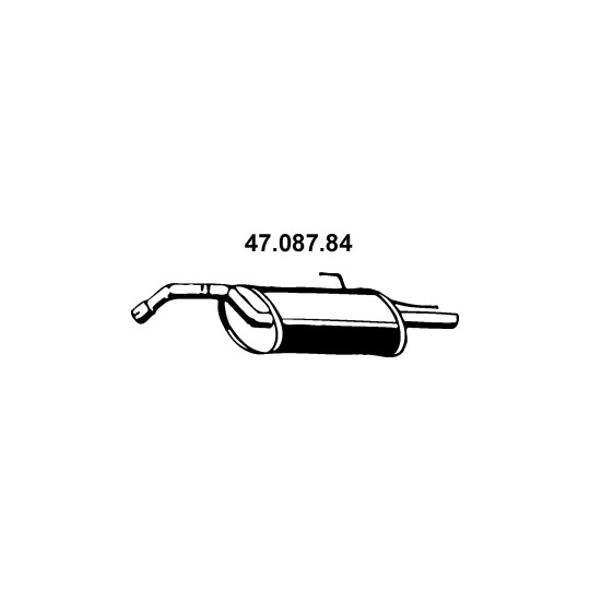 47.087.84 - Takaäänenvaimentaja 