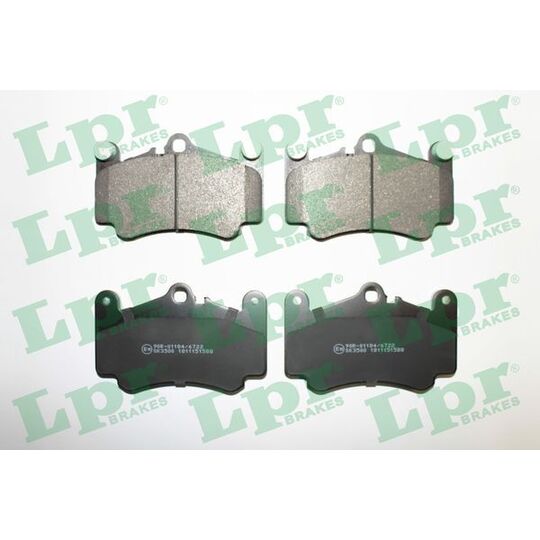 05P1588 - Brake Pad Set, disc brake 