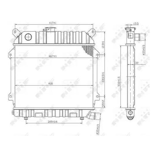 53951 - Kylare, motorkylning 