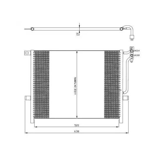 35224 - Lauhdutin, ilmastointilaite 