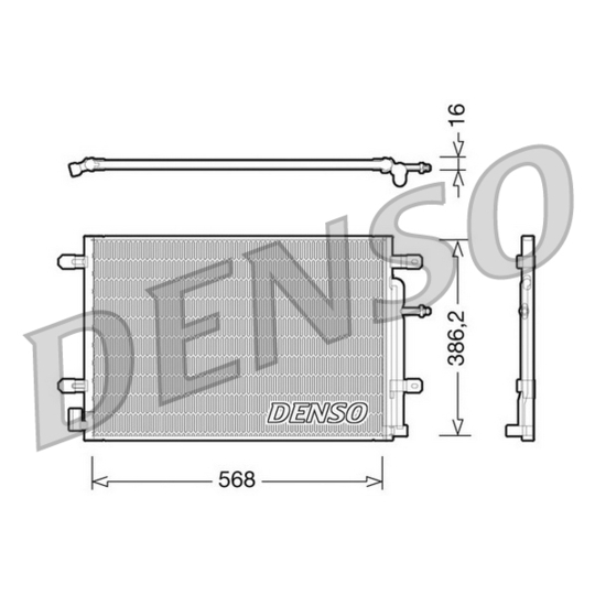 DCN02018 - Condenser, air conditioning 