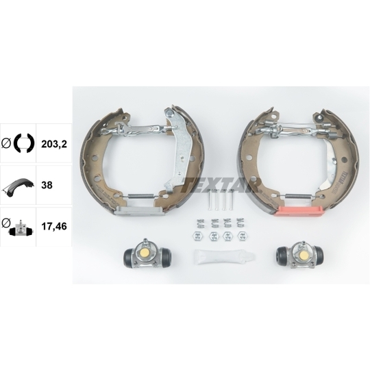 84049500 - Brake Shoe Set 