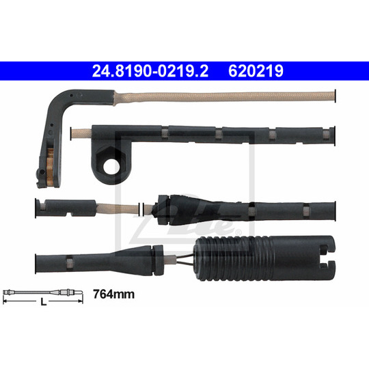 24.8190-0219.2 - Warning Contact, brake pad wear 